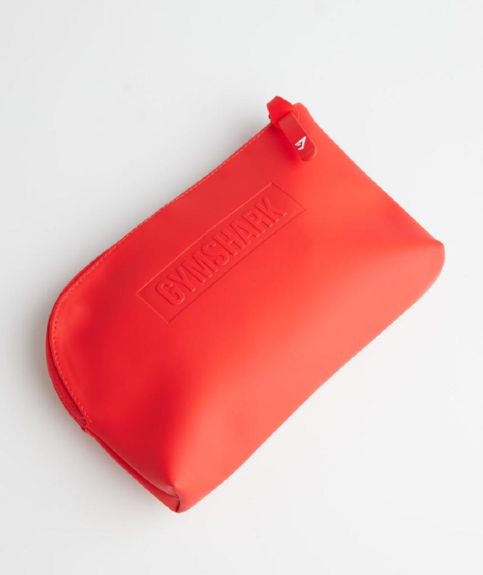 Gymshark Everyday Zip Pouch Muške Torbe Crvene | HR 3120AHK